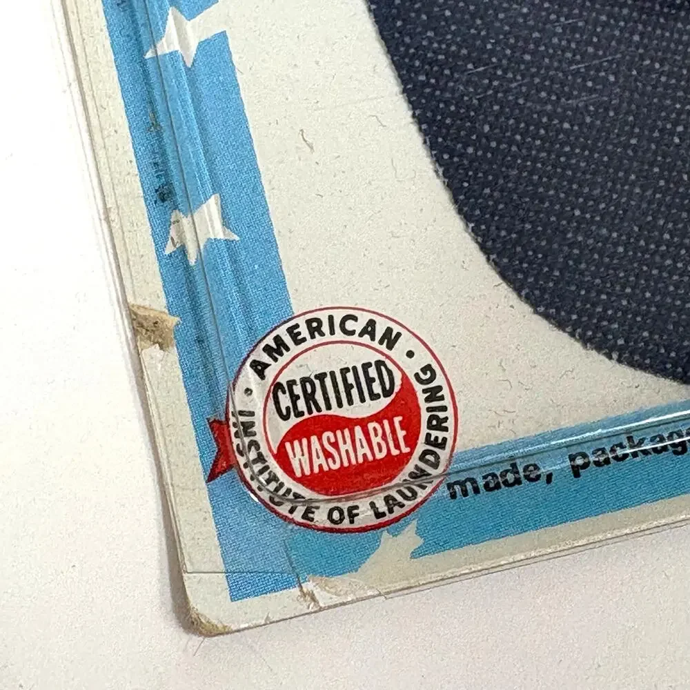 Mushroom Denim Patch 70s Iron-On Embroidered USA New Flower Retro Hippie